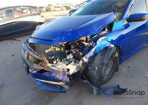 2020 Honda Civic Lx из США, поврежденный, VIN 2HGFC2F66LH593602